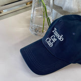 タキシードキャットクラブボールキャップ / TUXEDO CAT CLUB BALL CAP NAVY