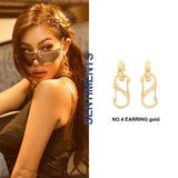 no.4ピアスゴールド / no.4 earring gold  Jessi pick