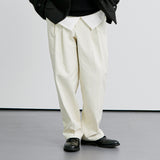 ワイドカーブフィットツータックチノパンツ / WIDE CURVE FIT TWO TUCK CHINO PANTS CREAM