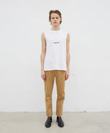 UNFAZED SLEEVELESS (WHITE) (6562381234294)