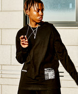 Labatory long sleeve tee - Black (4622109311094)