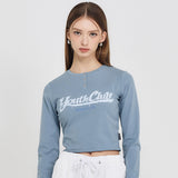 ユースクラブスナップクロップロングスリーブ / Youthclub snap crop long sleeve - 3 color