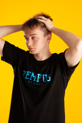 テンパスベーシックロゴTシャツ / TEMPUS BASIC LOGO T-SHIRTS [BLACK]