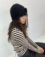 Hairy Knit Beanie