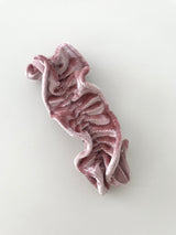 Twisted velvet pin