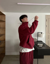 (×)メントテスハイジップアップ / Ment Tess High Zip Up (4color)