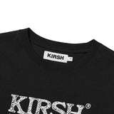 ユニハンドドローイングロゴワーディングtシャツ