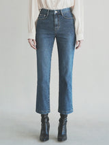 ストレートデニムパンツ / W1004 STRAIGHT DENIM PANTS_DEEP BLUE