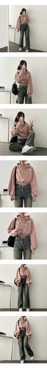 lock vintage cutting washing zipper pocket denim pants