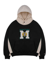 UNISEX Maison Symbol Rugby Snap Hood Black(FCD1TS102M)