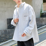 オクスフォード ストライプ シャツ  / Layla The reason for love Island Oxford Stripe Shirt S86 Classic Blue (6594999812214)