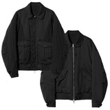 REVERSIBLE CWU-45P FLIGHT BOMBER JACKET BLACK