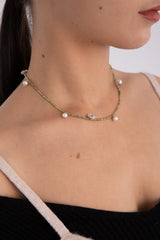 マルゲリータグリーンジェムストーンネックレス/Margarita green gemstone necklace