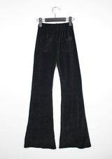 ベルベット ブーツカット トレーニングパンツ / Velvet Boot Cut Training Pants (4color)