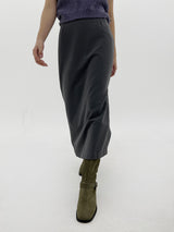 サイドスリットロングスカート / Side slit long skirt (3color)