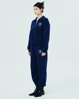 ROMAN TYPO LOGO TRAINING PANTS-NAVY (6680872845430)