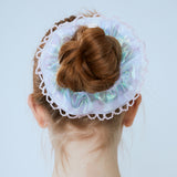 BEADS FRILL SCRUNCHY (PINK)