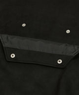 87-STAN025 [Vegan Suede] Multi-pocket Suede Best Black
