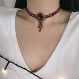 ラビ―チョーカー / ruby red choker