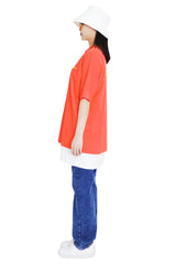 ロゴオーバーラッシュショートスリーブTシャツ/logo overfit rash short sleeve T-shirt (orange)
