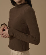 ロングスリーブハイネックトップ