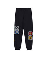 GRANNY SQUARE JOGGER PANTS BLACK (6691423453302)