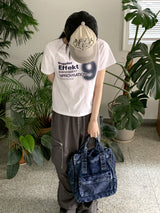 チャピンスクエアウォッシングデニムバックパック / Chaffin Square Washed Denim Backpack