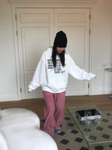 Poppy lettering hood T
