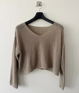 Dense V neck knit