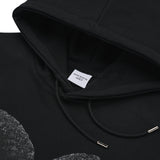 BLACK FUZZY RABBIT HOODIE BLACK