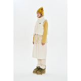 CHERRY CROP STRING DOWN VEST [IVORY]