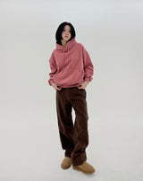グリークブラッシュフーデッドTシャツ/Greek Brushed Hooded T-Shirt (3color)