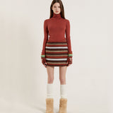 インディストライプミニスカート / INDI STRIPE MINI SKIRT