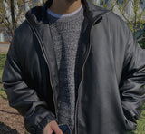Mr Winter Leather Jacket (2color) (6624080953462)