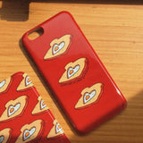 サニーサイドアップトースト スマートフォンケース/SunnySideUp Toast (Galaxy) Glossy Hard Case