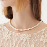 BASIC PEARL CHOKER (WHITE) (6579669205110)