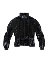 ダブルレイヤードグーズダウンジャケット / Double Layered Goose Down Jacket _ Glossy Black