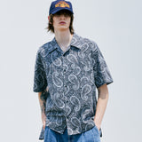 パラダイスペイズリーハワイアンシャツ / PARADISE PAISLEY HAWAIIAN SHIRT GREY