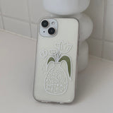 White - LOVE VASE Phone Case