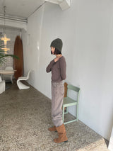 チェストナットラテワイドパンツ