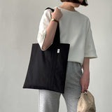 Oxford simple line bag - black