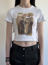 ブロークンピクチャーTシャツ / Broken Picture Tee WHITE