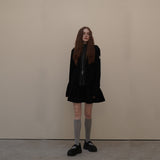 Black Cancan Mini Skirts