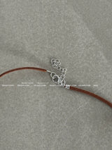 Heart Ethnic Suede Necklace