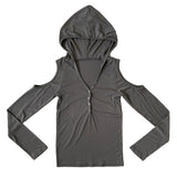 Cutting hood button T