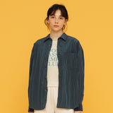 ナイロンシャツ / NYLON SHIRT_BLUE