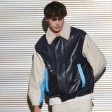 [UNISEX] NICOLE OVERFIT BLOUSON, NAVY (6628179017846)