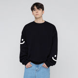 [UNISEX]マルチスマイルドローイングスウェットシャツ