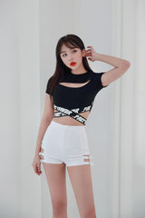 パーティー半袖Tシャツ / TOP(7878) Party X Top