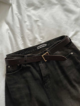 ASCLO Square Lea Belt (2color)